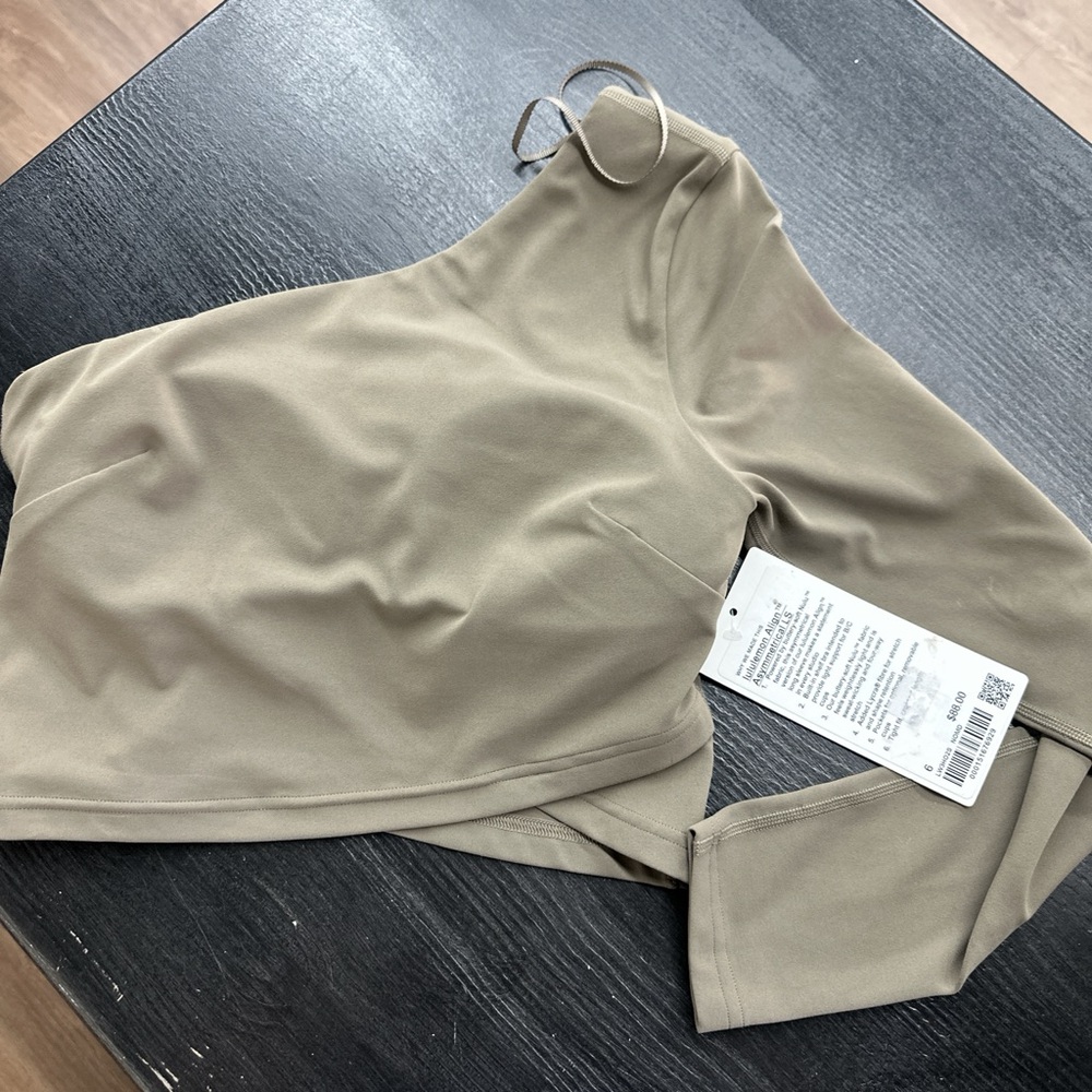 Lululemon Athletica Asymmetrical Top in Olive
